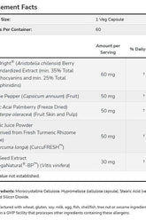 Supplement facts for Now Foods Eye Moisturize featuring MaquiBright and key ingredients per serving.